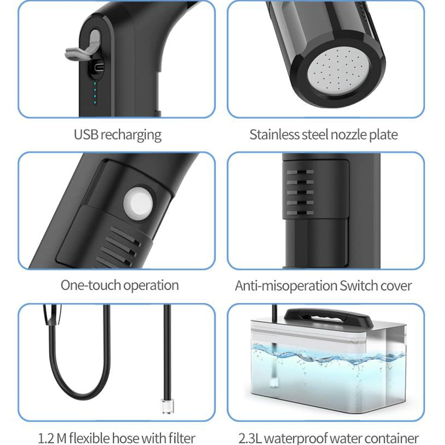 Compact Bidet Sprayer for Travel