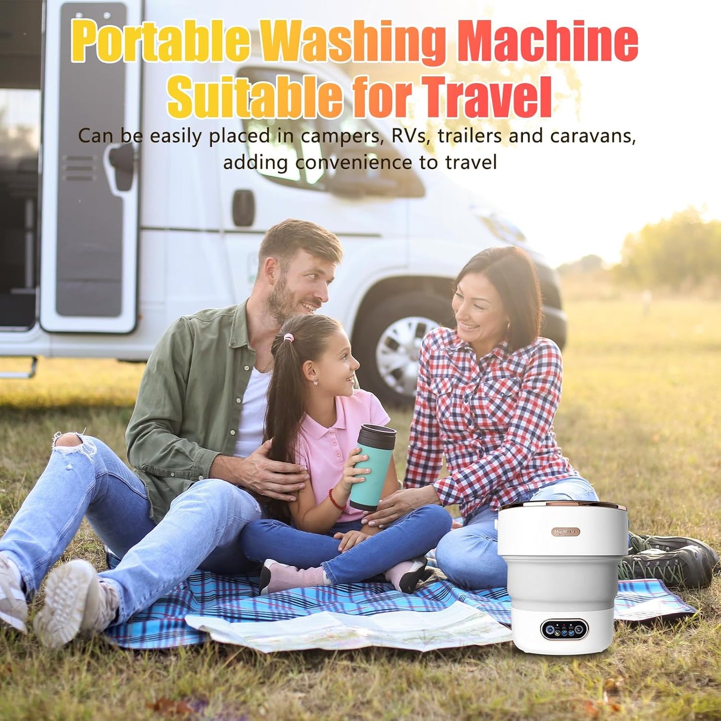 Foldable Mini Washer 15L