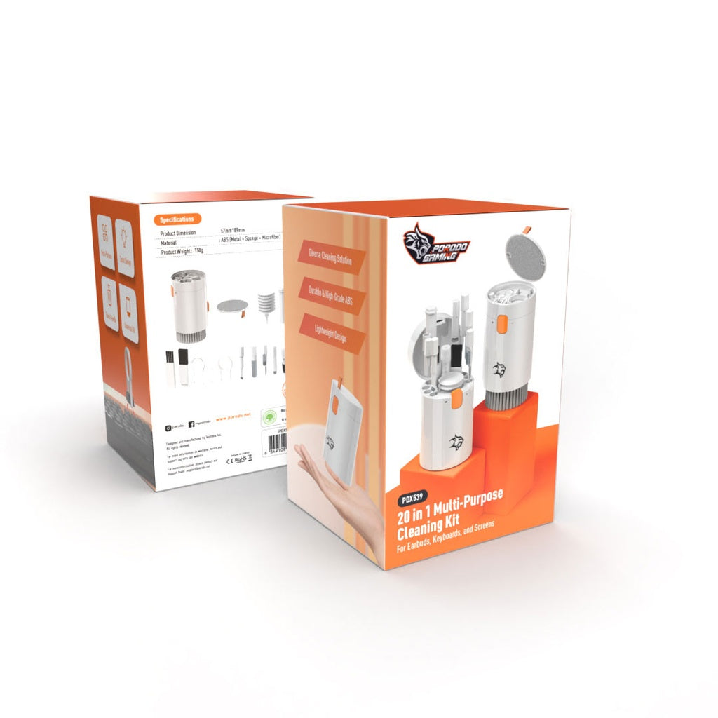 Porodo 20in1 Multi-Purpose Cleaning Kit