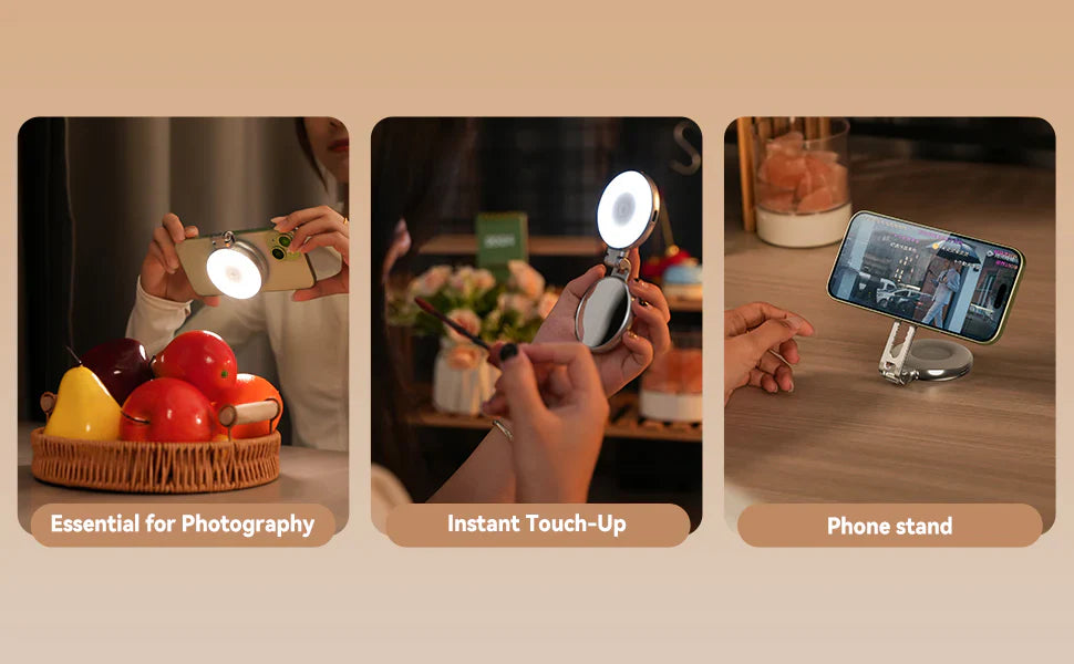 Telesin C03 Magnetic Selfie Ring Light
