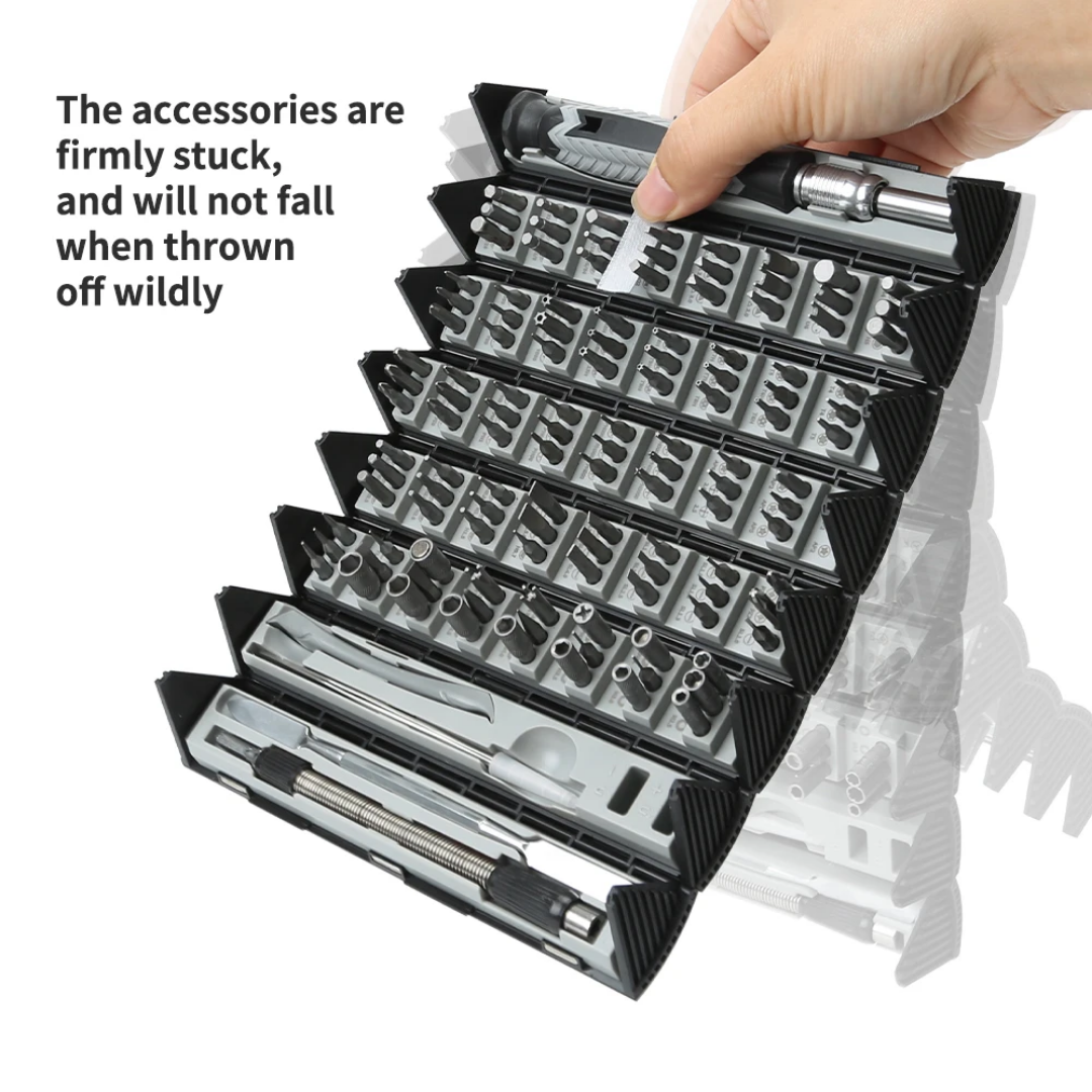 126 Pieces Cylindrical Screwdriver Set - 840116