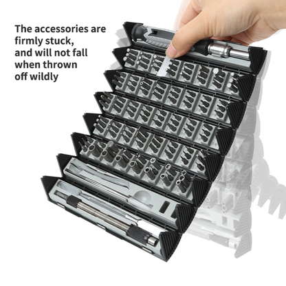 126 Pieces Cylindrical Screwdriver Set - 840116