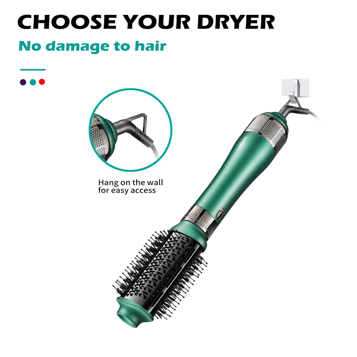 VGR 4in1 Professional Hot Air Styler 1000W V-493