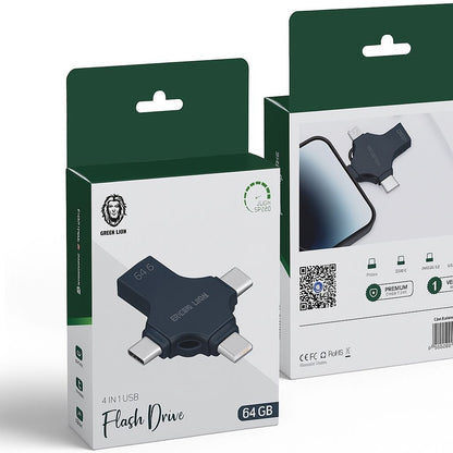 Green Lion 4in1 USB Flash Drive