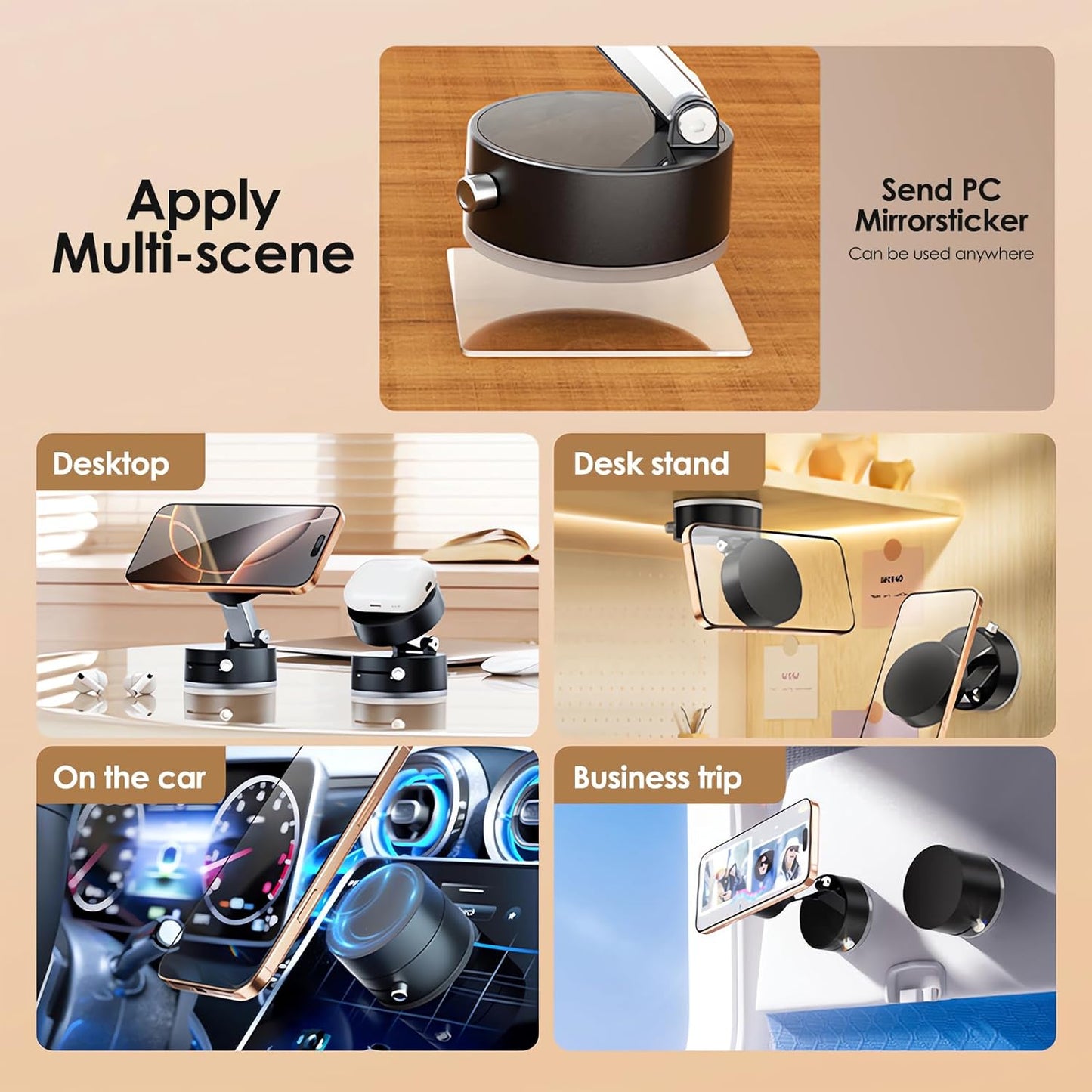 Vacuum Magnetic Phone Stand - A2