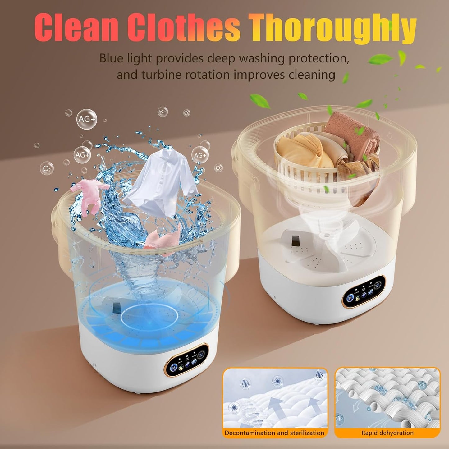 Foldable Mini Washer 15L