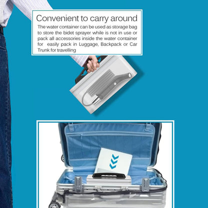 Compact Bidet Sprayer for Travel