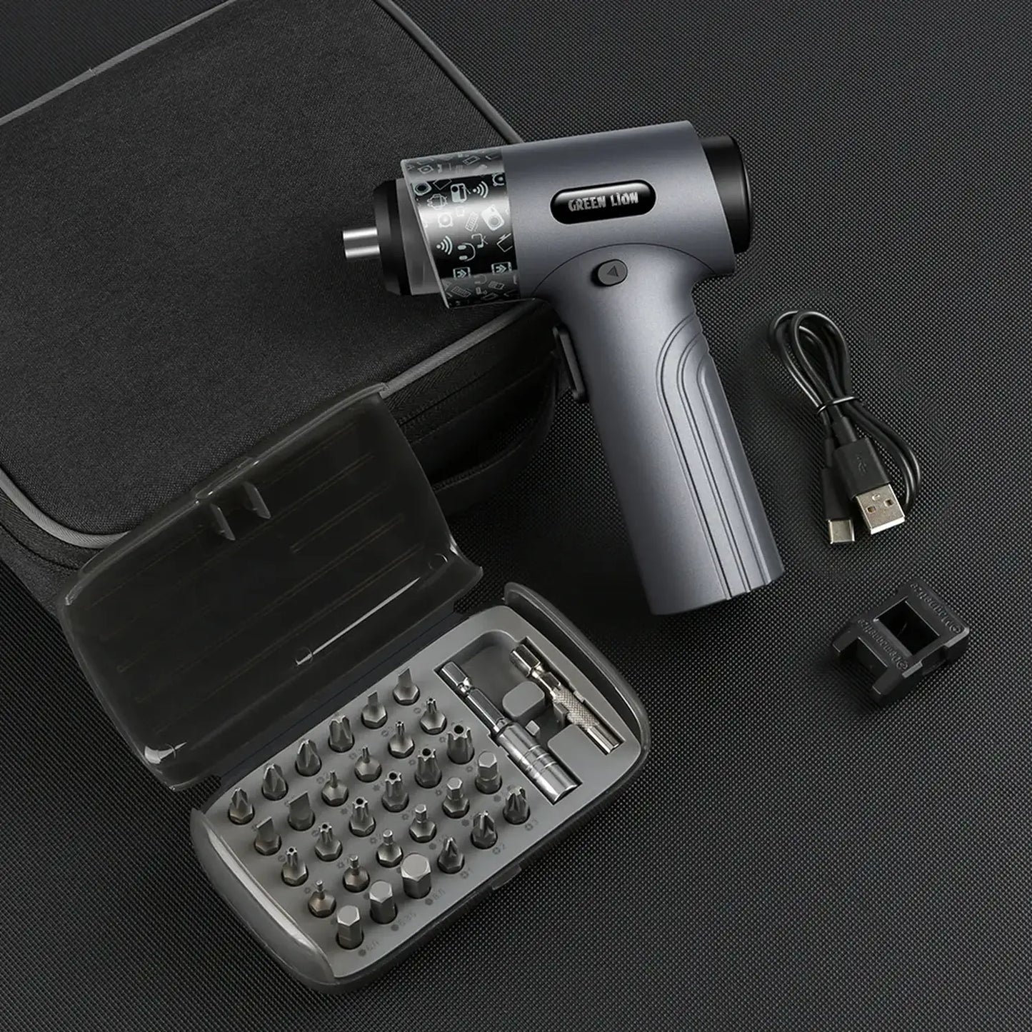 Green Lion 35 in 1 Electric Screwdriver Set