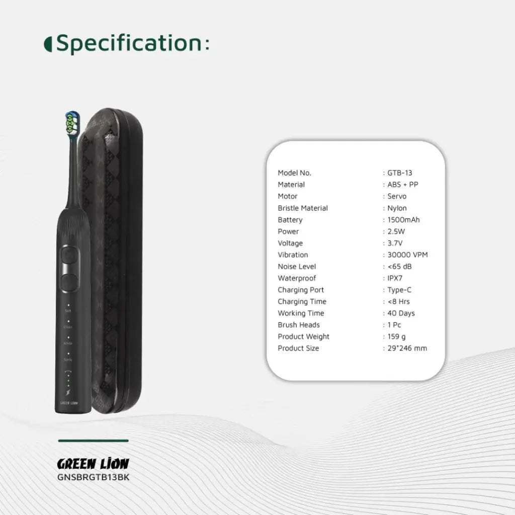Green Lion Smart Brush 60° Ultrawide | Sonic Mode