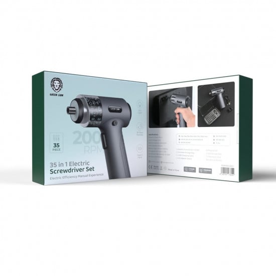 Green Lion 35 in 1 Electric Screwdriver Set