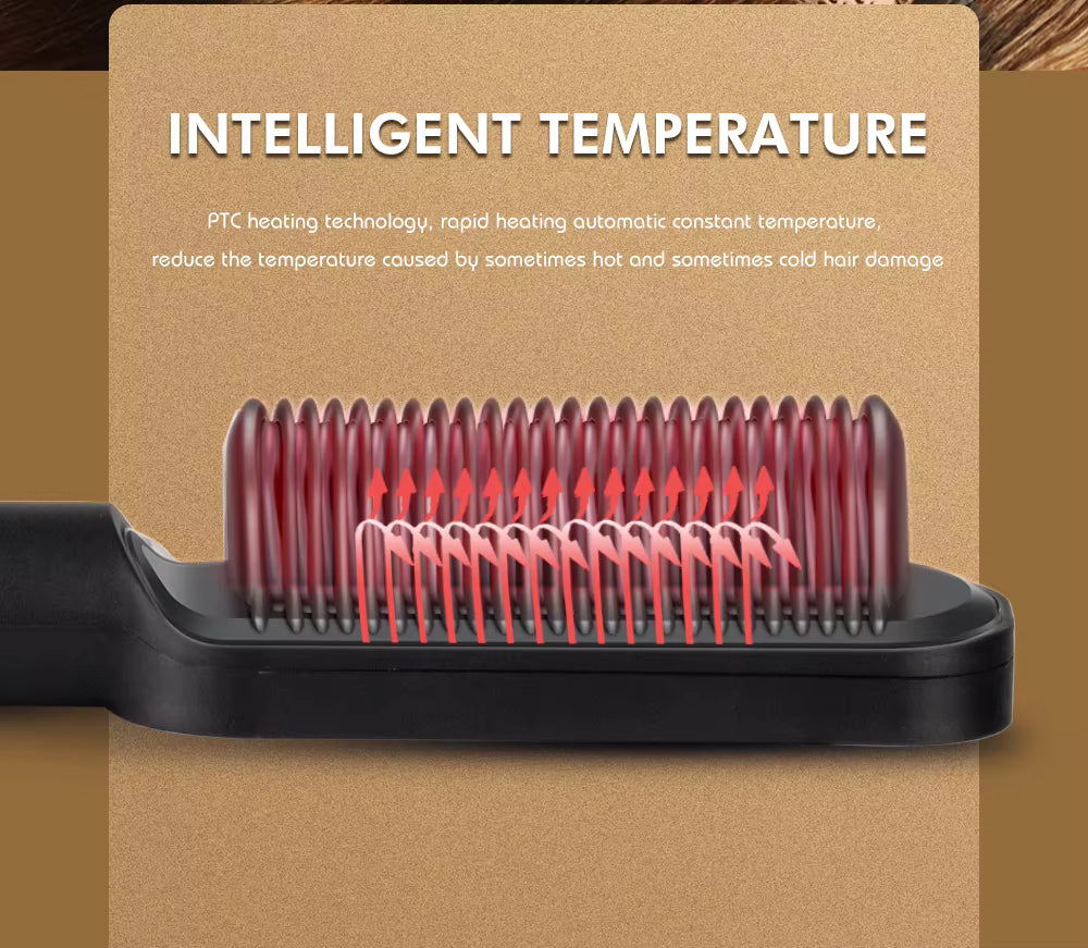 RAF Hair Straightener Brush 950°F R.412