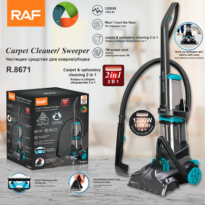 RAF 2in1 Carpet Cleaner/Sweeper 1200W R.8671