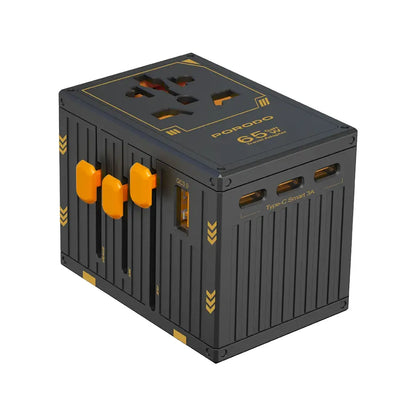 Porodo 5-Port Travel Block Universal Charger 65W - FWC038