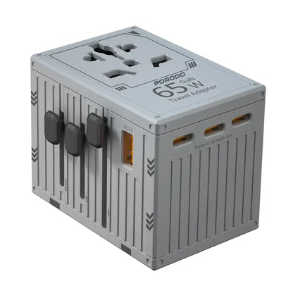 Porodo 5-Port Travel Block Universal Charger 65W - FWC038