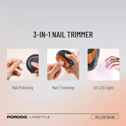 Porodo ALL-IN-ONE Nail Trimmer Set - LFS119