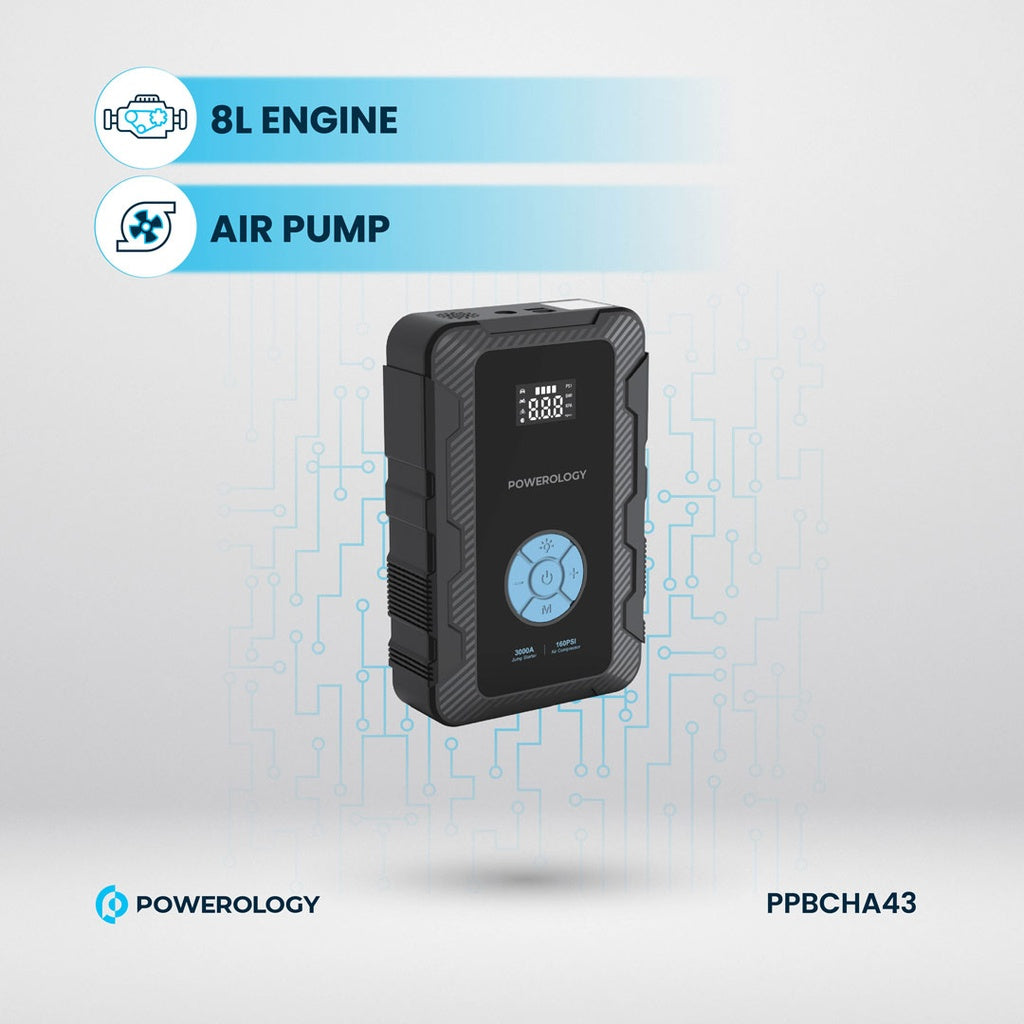 Powerology Jumpstart With Air Pump