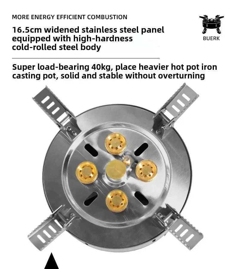 Buerk Five-Burners Stove AEM-005B