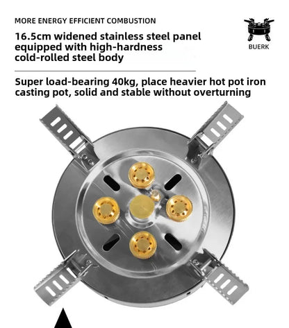 Buerk Five-Burners Stove AEM-005B