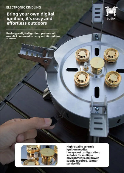 Buerk Five-Burners Stove AEM-005B