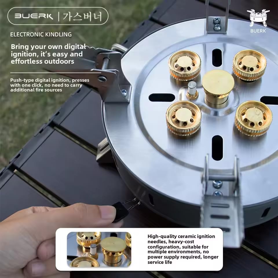 Buerk Five-Burners Stove AEM-005B