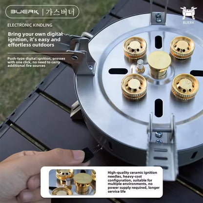 Buerk Five-Burners Stove AEM-005B