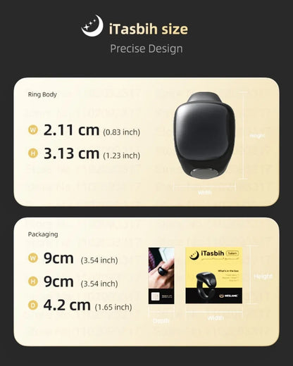 iTasbih Salam Ring - 2 Sizes