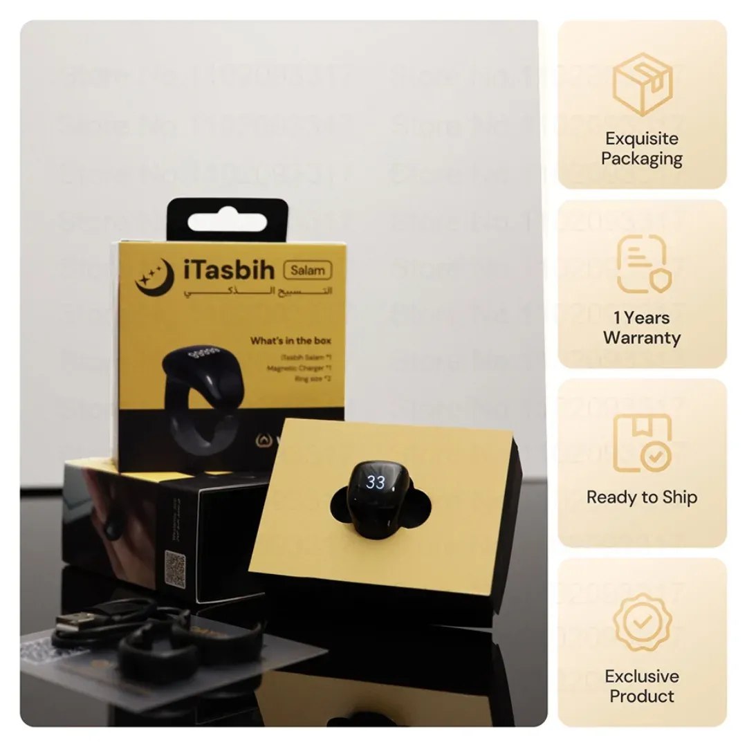 iTasbih Salam Ring - 2 Sizes