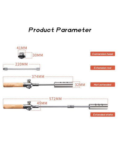 Detachable Flamethrower TC-PQ-101